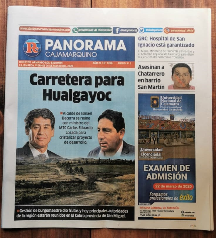 Interview - Panorama Cajamarquino